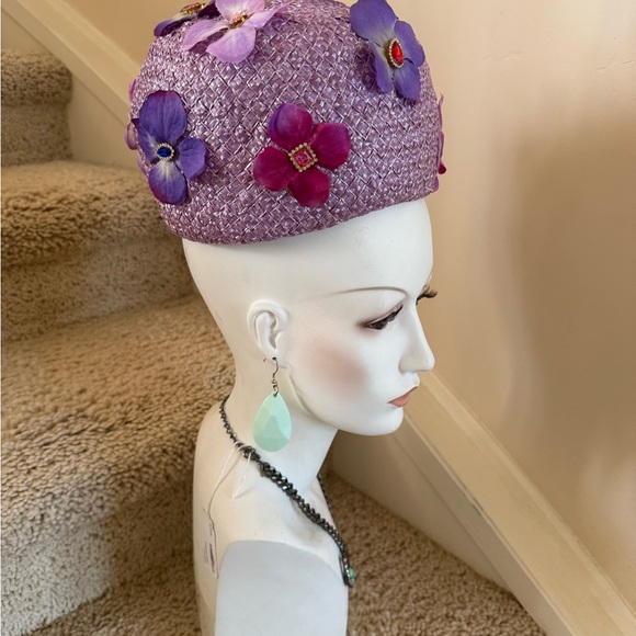 Purple Floral Women\'s Hat Tanya main image 4